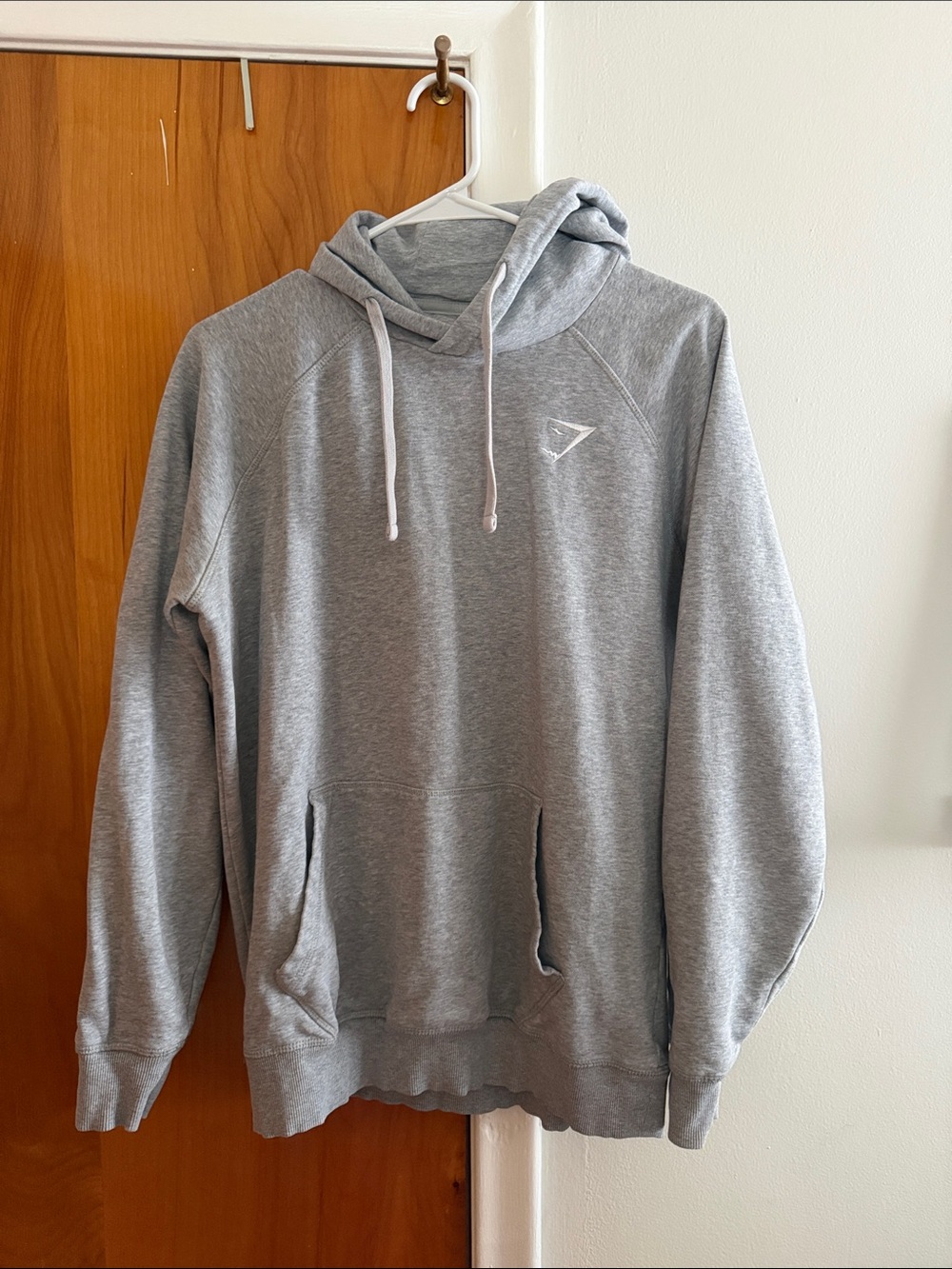 Grey gym shark hoodie